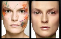 "Faces" W25 Magazine Issue 14 November 2009 www.w25mag.com (Cover + p42 to 47)
Make-Up Griphée
Photographer Malcom Andersen
Model Anna A. & Alouette